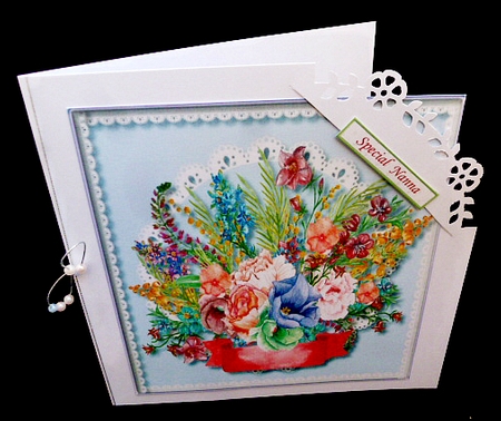 Posy of Mixed Flowers  by Diane  Hitchcox
