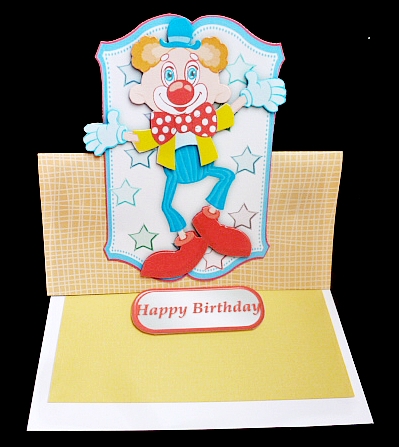 Jolly  Birthday Clown by Diane  Hitchcox