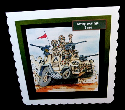Double Decoupage - Soldiers by Diane  Hitchcox