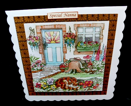 Trinitage - Flower Garden by Diane  Hitchcox