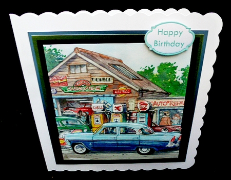 Trinitage - Filling Station by Diane  Hitchcox