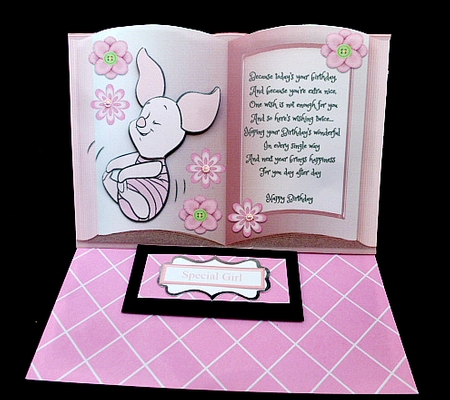 Little Pig Birthday Open Book by Diane  Hitchcox