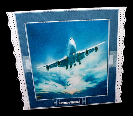 Plane in the Night Sky  by Diane  Hitchcox