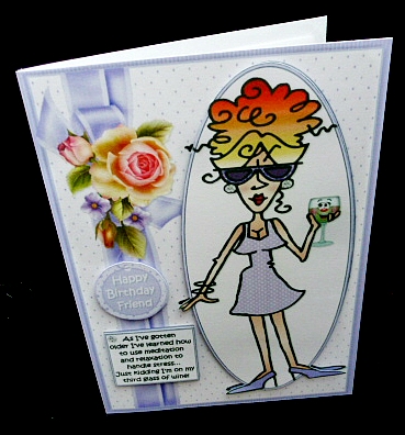 Rita uses meditation quick card by Diane  Hitchcox