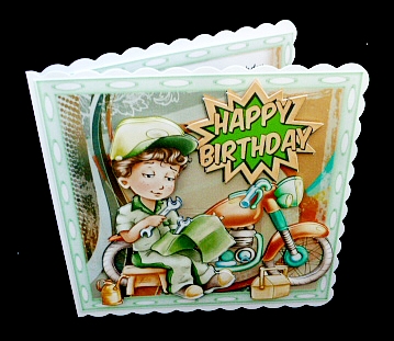 Motorbike Mechanic 8x8 mini kit by Diane  Hitchcox