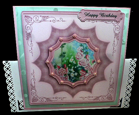 In The Garden Topper by Diane  Hitchcox