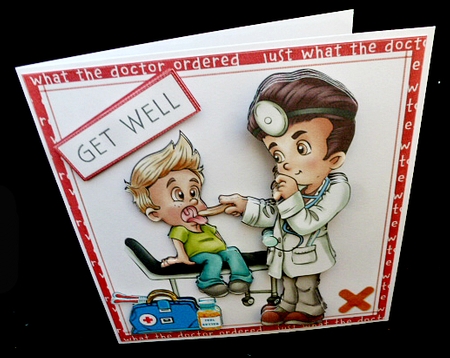 8x8 say aaaah mini kit by Diane  Hitchcox
