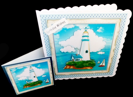 The lighthouse by Diane  Hitchcox