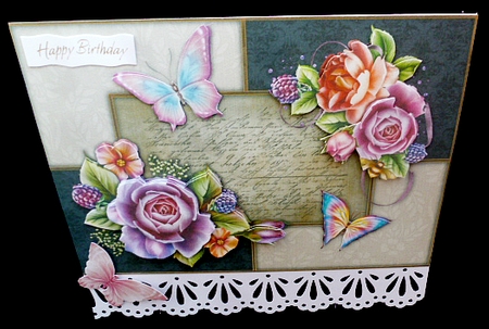 Floral Letters A5 Mini Kit by Diane  Hitchcox