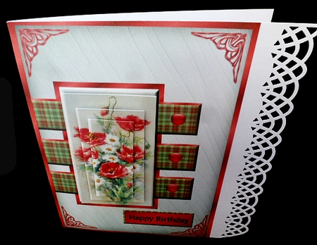 BOUQUET OF POPPY Pyramid by Diane  Hitchcox