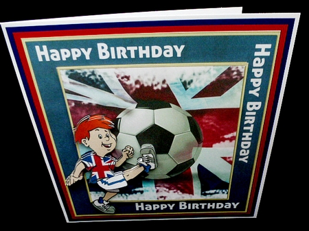 UK Footie Birthday Mini Kit by Diane  Hitchcox