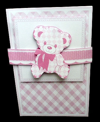 Baby Girl Twist and Pop Up Card by Diane  Hitchcox