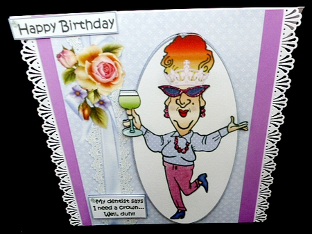 Edna and the dentist quick card by Diane  Hitchcox