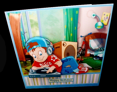 Your Birthday Starts When Your Room is Tidy Budding DJ Boys Mini Kit by Diane  Hitchcox
