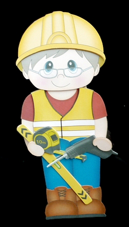 3D On the Shelf Card Kit - Older Workman Ross is ready for work by Diane  Hitchcox