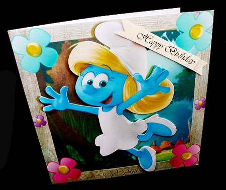 Girl Power Smurf Style 4 Mini Kit by Diane  Hitchcox