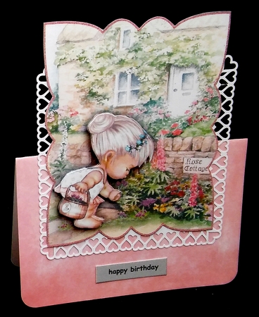 Scallop Topper Cute Flower Girl by Diane  Hitchcox