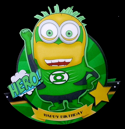 Minion Superhero Card Kit. 2 by Diane  Hitchcox