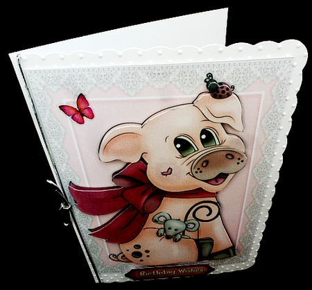 Pugsy the Pig  by Diane  Hitchcox
