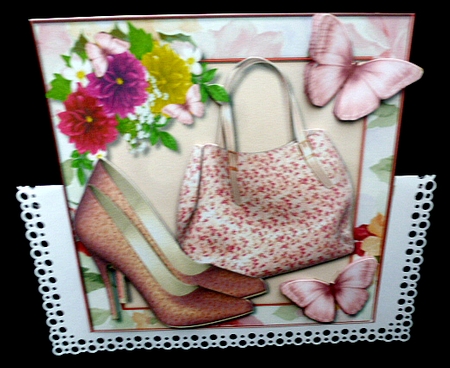 Bag Shoes and Butterflys 1 by Diane  Hitchcox
