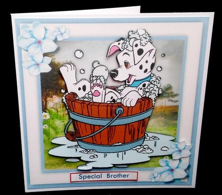 A Bath in the Doggie Tub  by Diane  Hitchcox