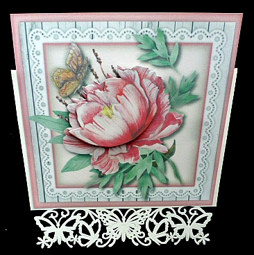 Beautiful Roses in a wood frame  by Diane  Hitchcox