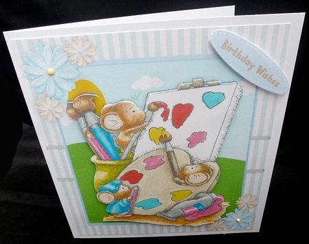 The Cute Monet Mice  by Diane  Hitchcox