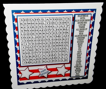 WORDSEARCH   ELVIS by Diane  Hitchcox