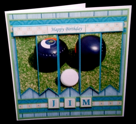 LAWN BOWLS 7.5 Alphabet and Age Quick Card Kit Create Any Name by Diane  Hitchcox
