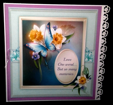 Beautiful Butterfly and Daffodils  by Diane  Hitchcox
