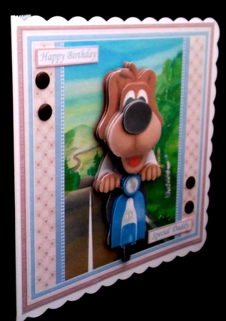 LIFE IN THE OLD DOG YET 8x8 Humorous Decoupage & Insert Mini Kit by Diane  Hitchcox