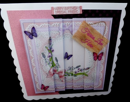 Bluebells Side Stacker Topper by Diane  Hitchcox