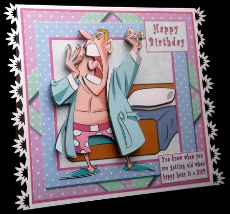 When Happy Hour is a NAP - decoupage by Diane  Hitchcox