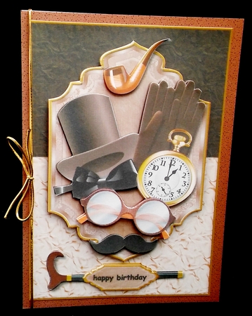 Male Card Nostalgia Mini kit by Diane  Hitchcox