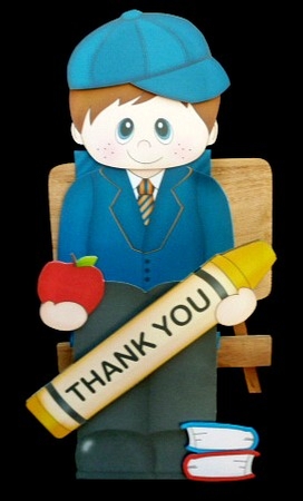 3D On the Shelf Card Kit - Cute Little Schoolboy Filip by Diane  Hitchcox