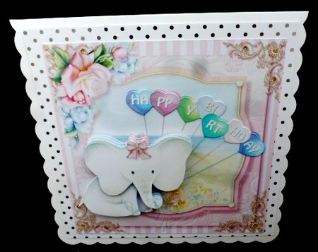Birthday Balloons by Diane  Hitchcox