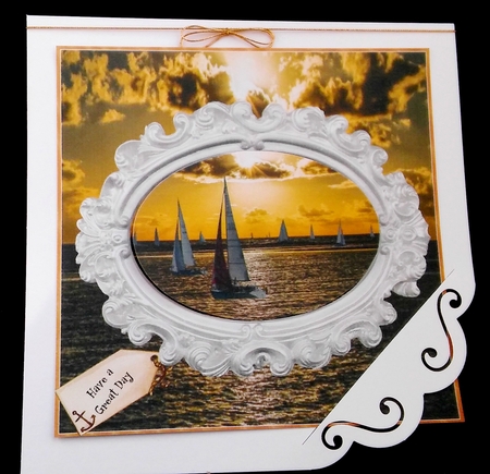 SUNSET SAILING - UNISEX & CHOICE OF SENTIMENTS by Diane  Hitchcox