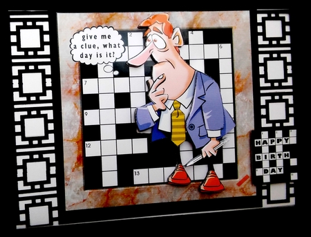  Give Me A Clue - Decoupage by Diane  Hitchcox