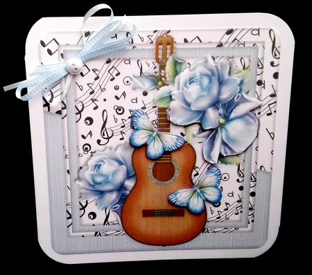 Music & Roses 2 by Diane  Hitchcox