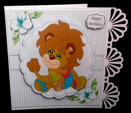 Cute Lion Critter by Diane  Hitchcox