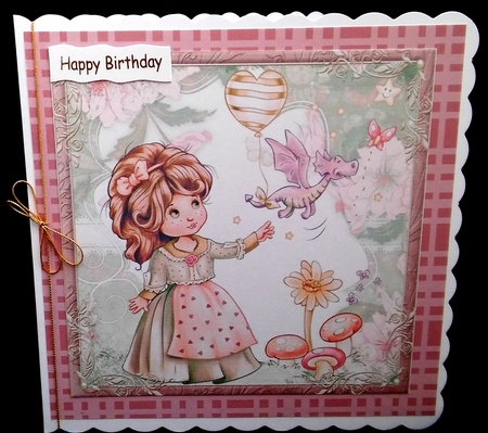 Little Dragon Greetings & Yasmina Toppers by Diane  Hitchcox