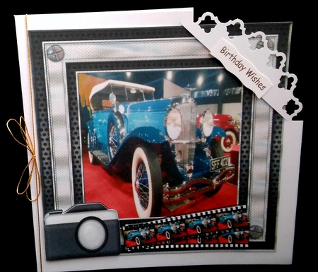 Taking Photos Of A Vintage Classic 8x8  2 by Diane  Hitchcox