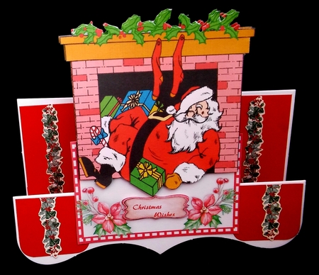 Ooppes Santa fell down the Chimney  by Diane  Hitchcox