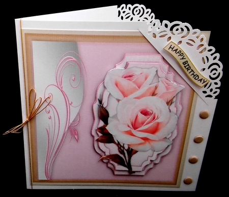 Beautiful Pale Pink Roses  by Diane  Hitchcox