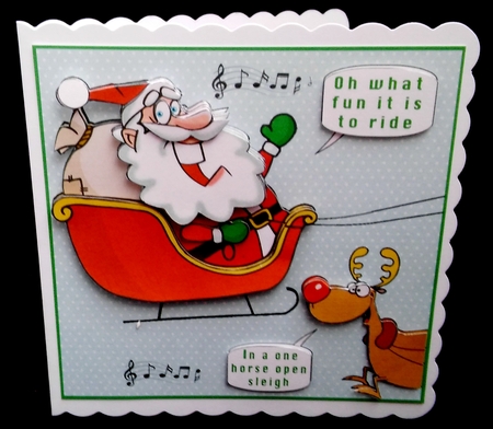 Oh What Fun - Decoupage by Diane  Hitchcox