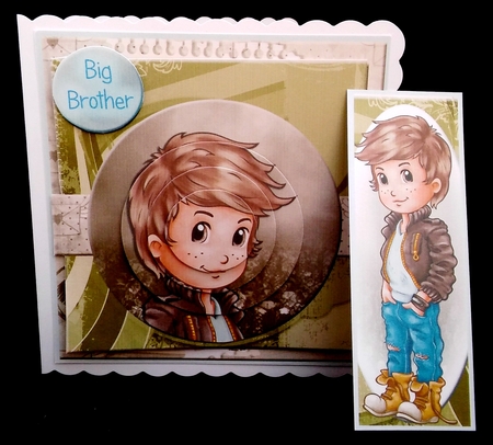 Mini Kit- Little Cool Boy- for lots of occasions. by Diane  Hitchcox