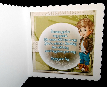 Mini Kit- Little Cool Boy- for lots of occasions. by Diane  Hitchcox