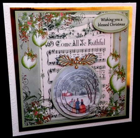 O Come All Ye Faithfull Mini Kit by Diane  Hitchcox