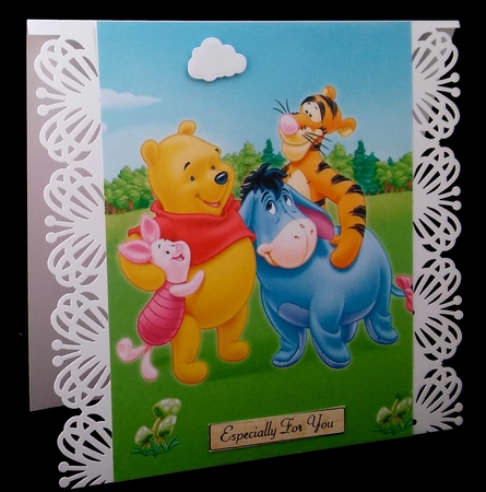 Winnie the Pooh and Friends A5 Quick Card by Diane  Hitchcox