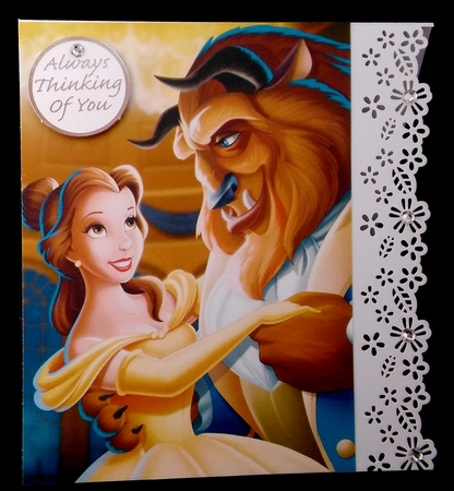 Beauty and the Beast A5 Quick Card by Diane  Hitchcox